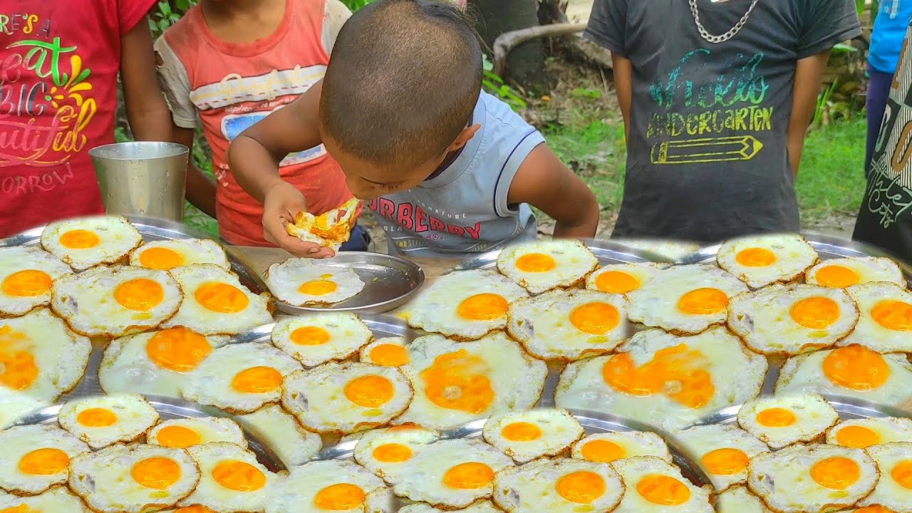 देहाती अंडे फ्राई खाओ सबसे पहले और तेज, साथ मे 1200₹ कैश लेकर जाओ।dehati egg half fry eating and win