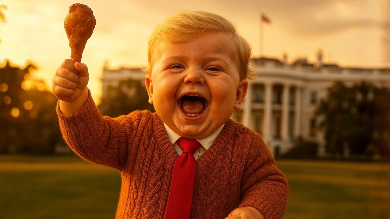 Baby Trump Hosts Thanksgiving Dinner In The White House