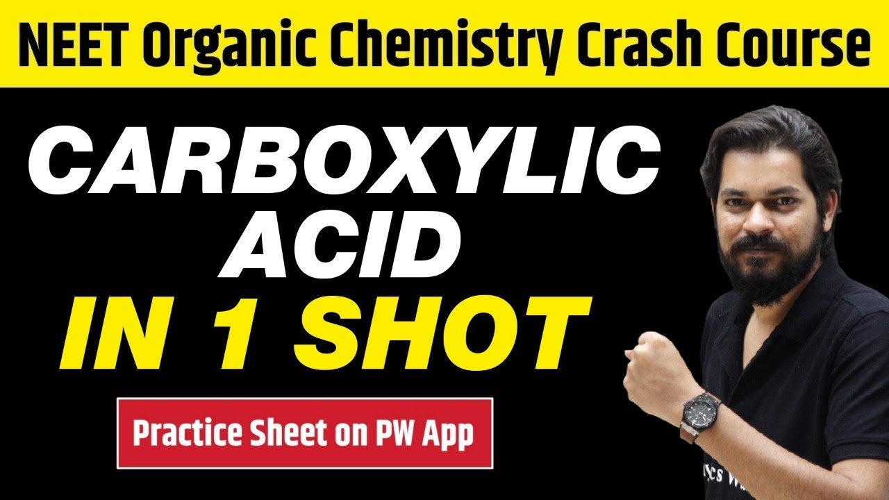 CARBOXYLIC ACID in One Shot - All Concepts, Tricks & PYQs | Class 12 | NEET