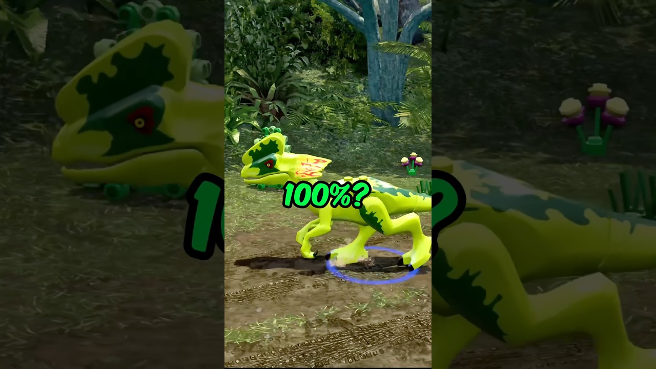 Что произойдёт, если пройти Lego Jurassic World на 100%? #видеоигры #legojurassicworld #legogames