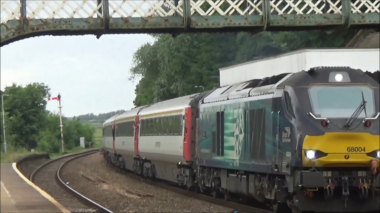 Class 68 Loco Hauled trains on The Wherry Lines June 2018