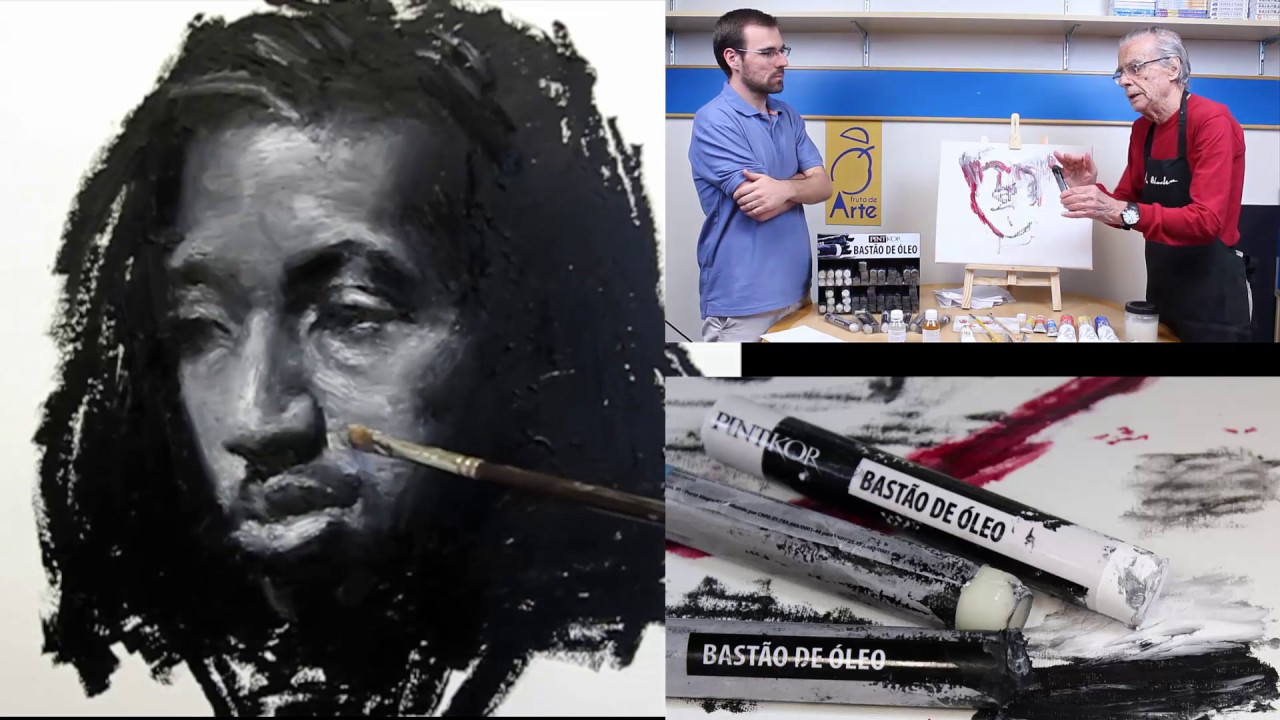 Tinta a Óleo em Bastão Pintkor