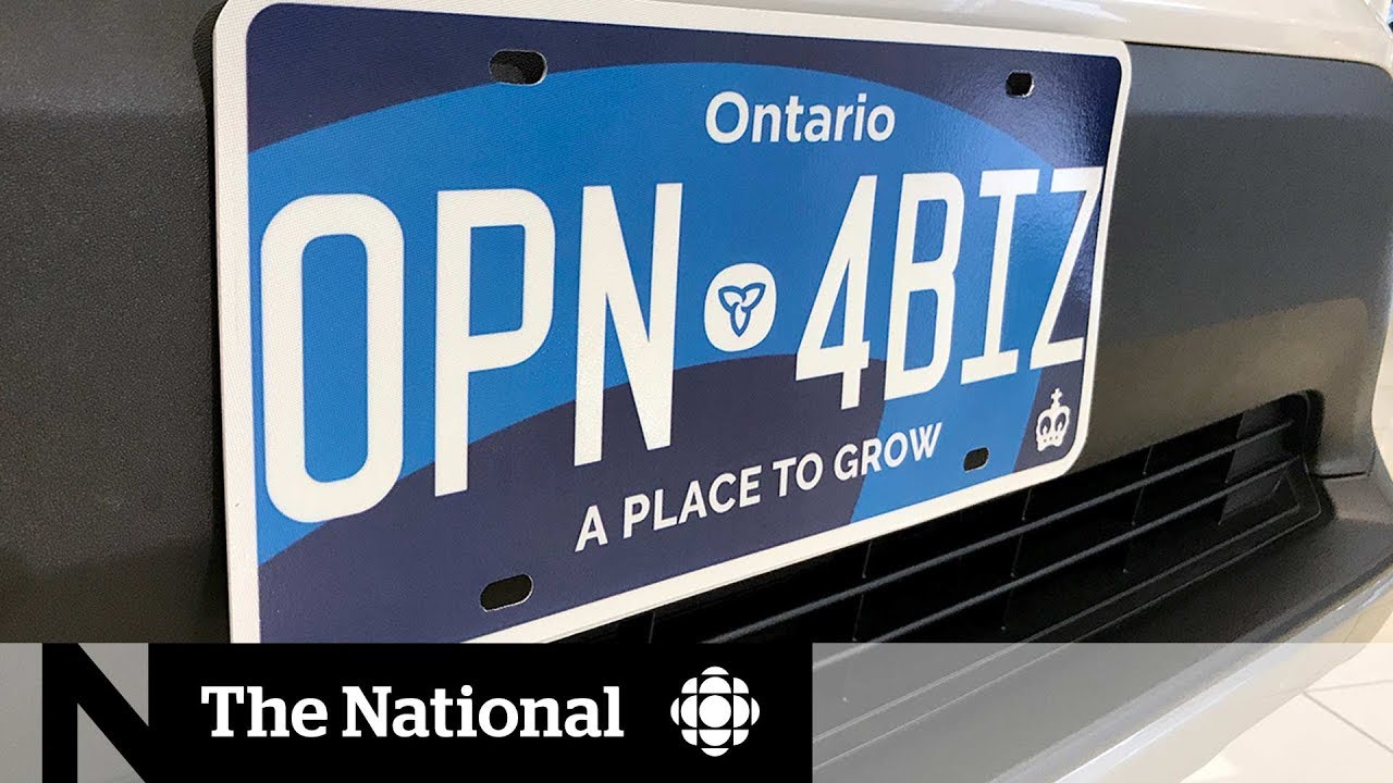Complaints about visibility of new Ontario licence plates