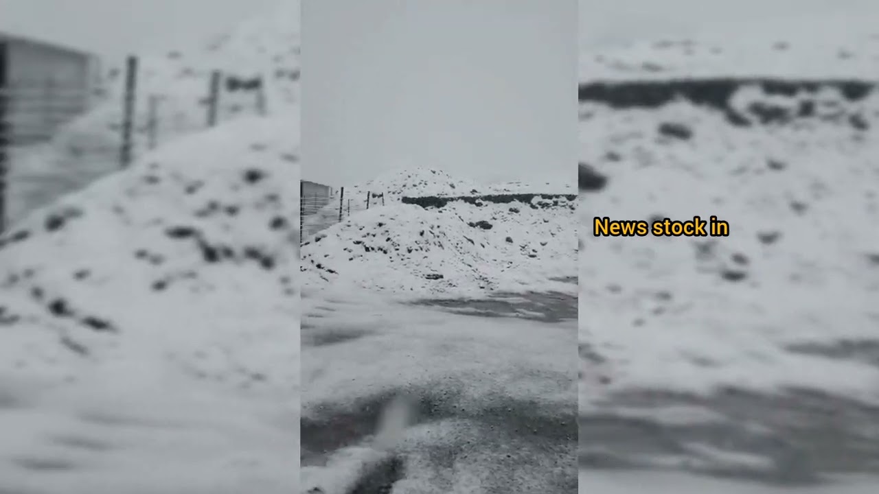 Heavy snowfall started at Minamarg zojila pass