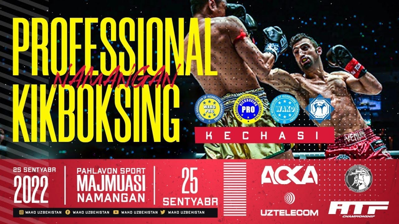 Professional Kikboksing kechasi Namanangan viloyati