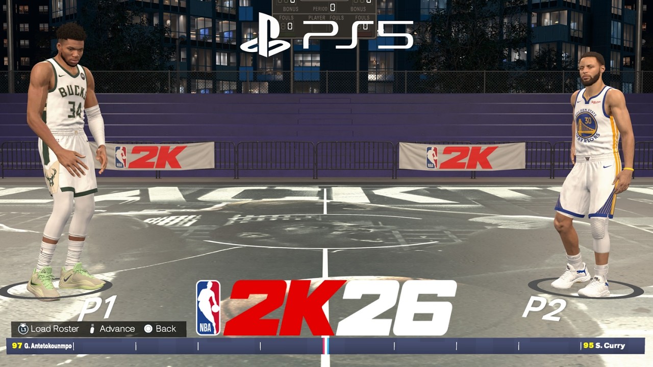 NBA 2K26 | Giannis Antetokounmpo vs Stephen Curry