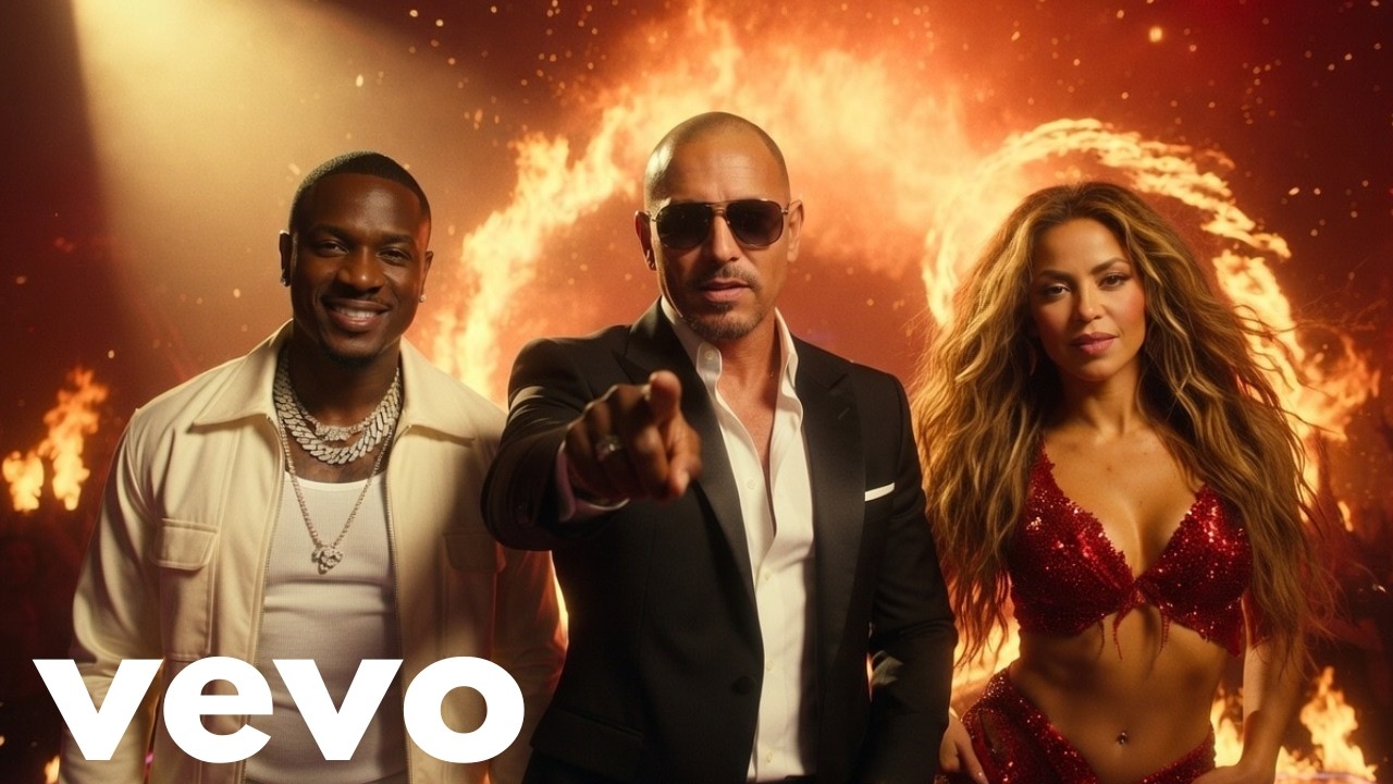 Akon x Pitbull & Shakira - Shake That Fire (Новый музыкальный видеоклип, созданный фанатами Ai, 2...