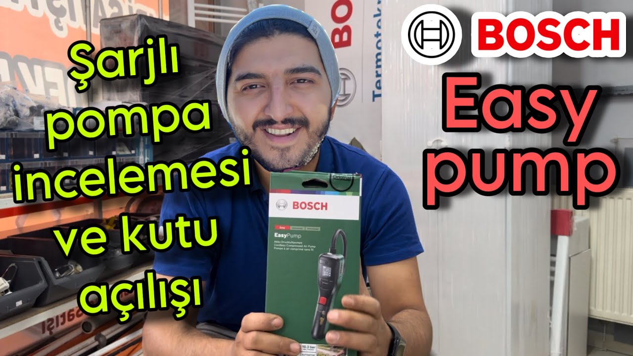 BOSCH EASYPUMP ŞARJLI POMPA İNCELEMESİ