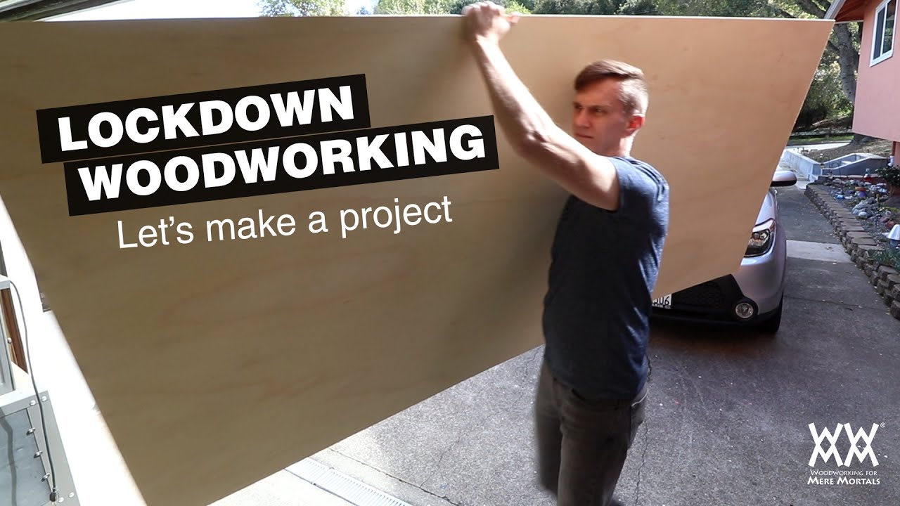 LOCKDOWN WOODWORKING | Day 1| Making a printer stand.