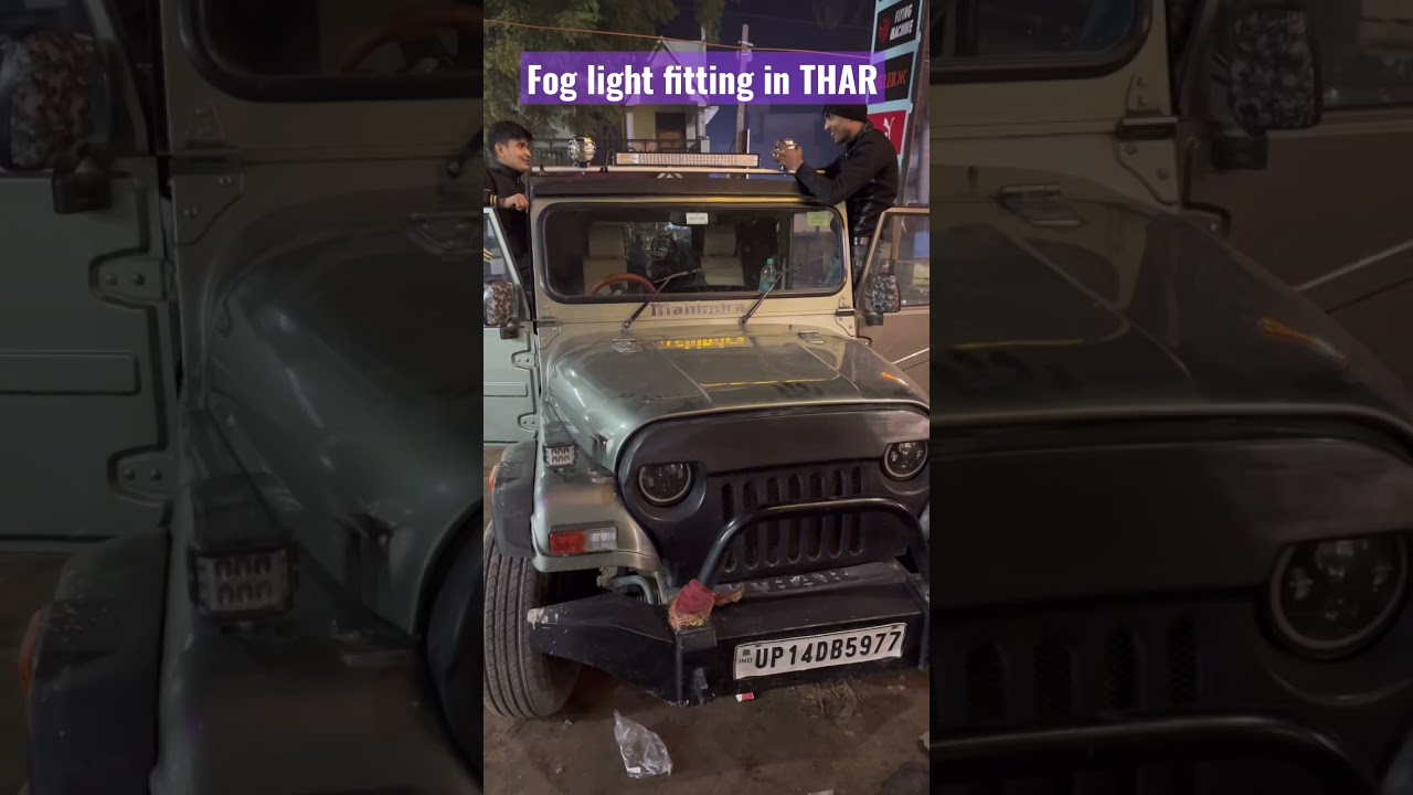 Mahindra Thar fog light