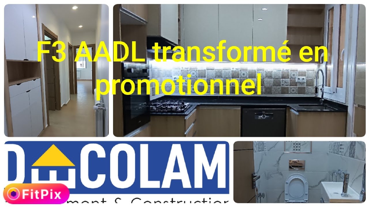 rénovation d'un F3 AADL souidania . avec conseils. astuces de décoration et détails