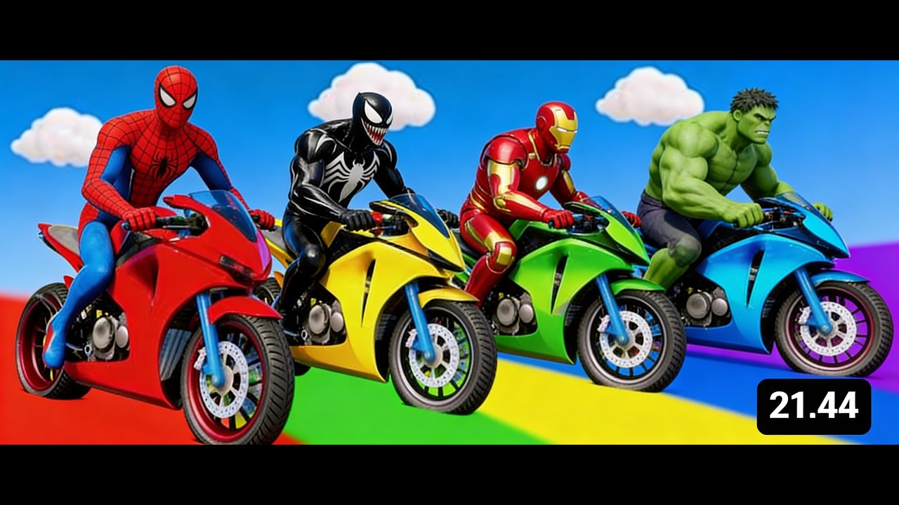 Spider-Man Rescue Spongebob and Patrick from Venom and Plankton. الرجل العنكبوت ينقذ باتمان من فينوم