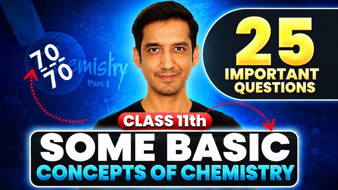 Some Basic Concepts of Chemistry |25 Important questions | Class 11 Chemistry | 2026-27