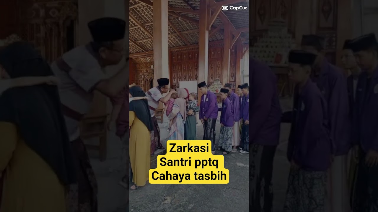 Zarkasi santri #pptqcahayatasbih #ziarah #santri