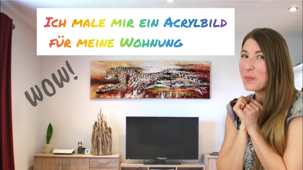 Mein eigenes Kunstwerk: Ich male mir ein Acrylgem&auml;lde f&uuml;r's Wohnzimmer!