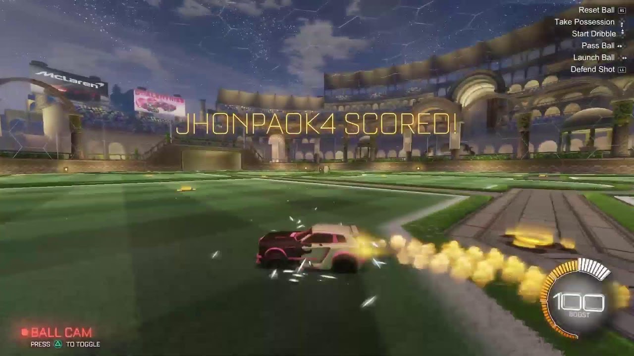 Rocket league train
Again