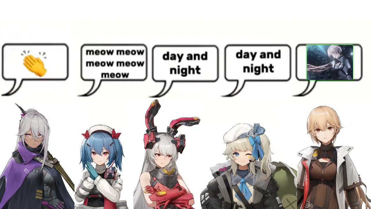 Day and Night but it's the Elmo squad [ Girls Frontline 2 Exilium ]
