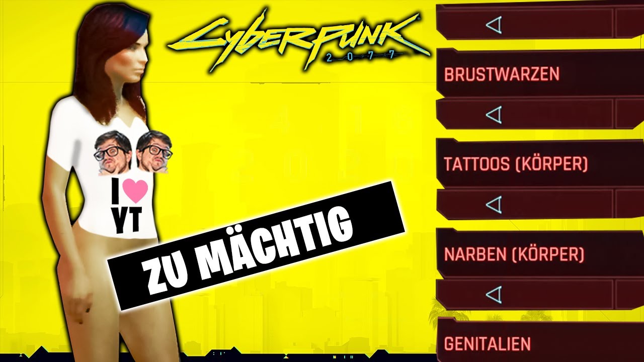 Der CHARAKTER EDITOR IST ZU MÄCHTIG 😱 | Cyberpunk 2077 Deutsch