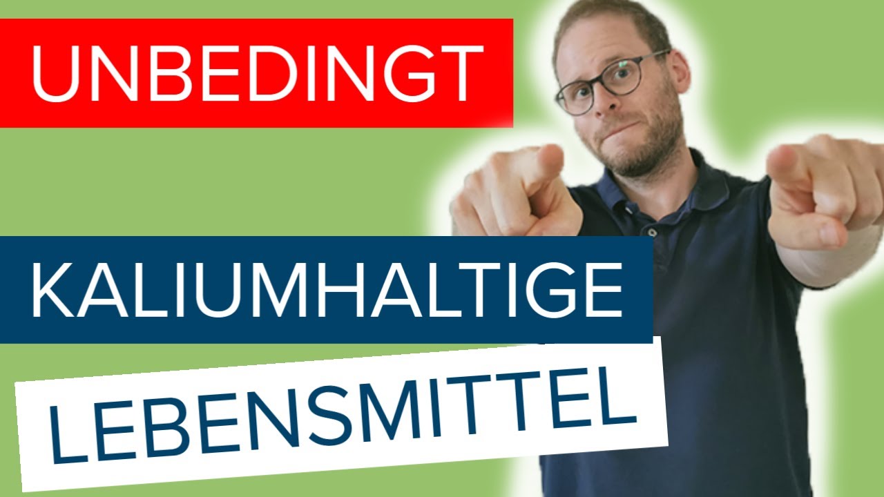 😲Esse unbedingt KALIUMHALTIGE Lebensmittel wenn dir deine Gesundheit wichtig ist - die TOP 7 Foods🌿