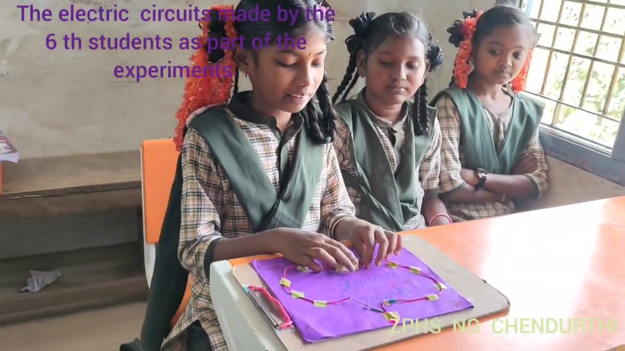 Circuits making 6 th class students only zphs ng Chendurthi By pilli govindarajulu
