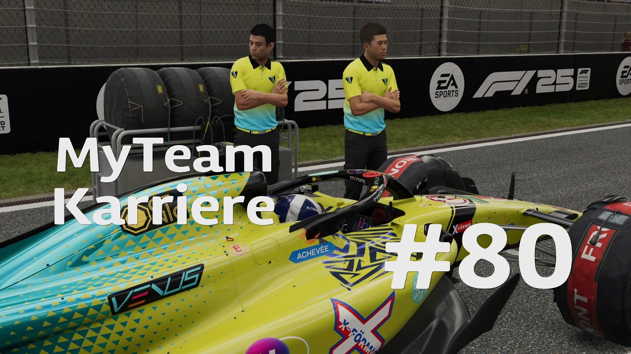 F1 25 MyTeam Karriere #80 (R) Von ganz hinten geht es los! Man hat nicht immer Glück!