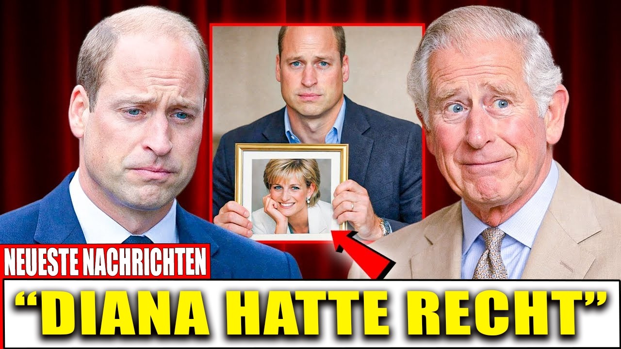 Prinz William am Boden zerstört, nachdem DNA Beweise Dianas letztes Geständnis bestätigen