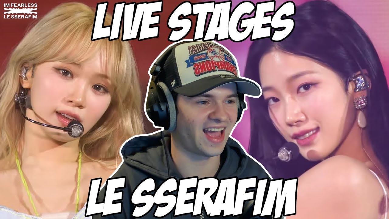 LE SSERAFIM (르세라핌) 'EASY', 'Swan Song' & 'Smart' Live Stages | REACTION