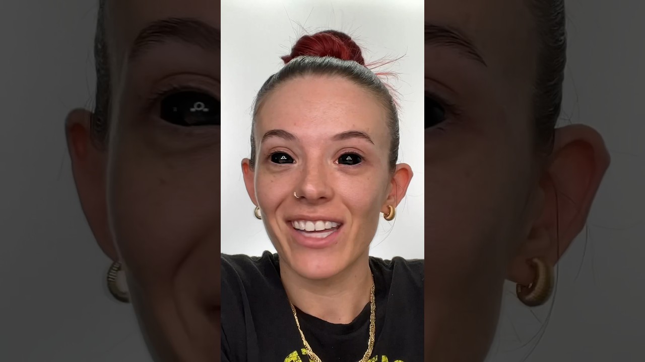 how to put in sclera contact lenses - these are from @PinkyParadiseVideo #coloredcontacts #sclera