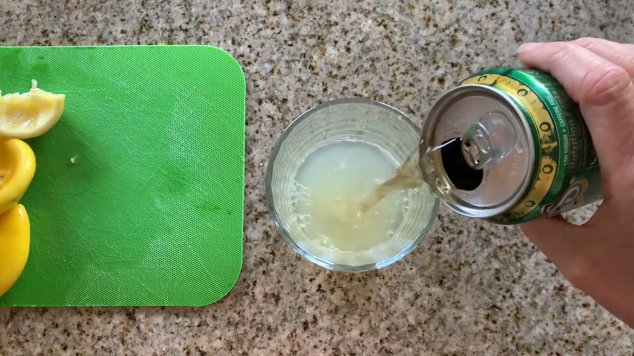 Vernors Ginger Ale with Fresh Lemon Review (Less Sweet Option)