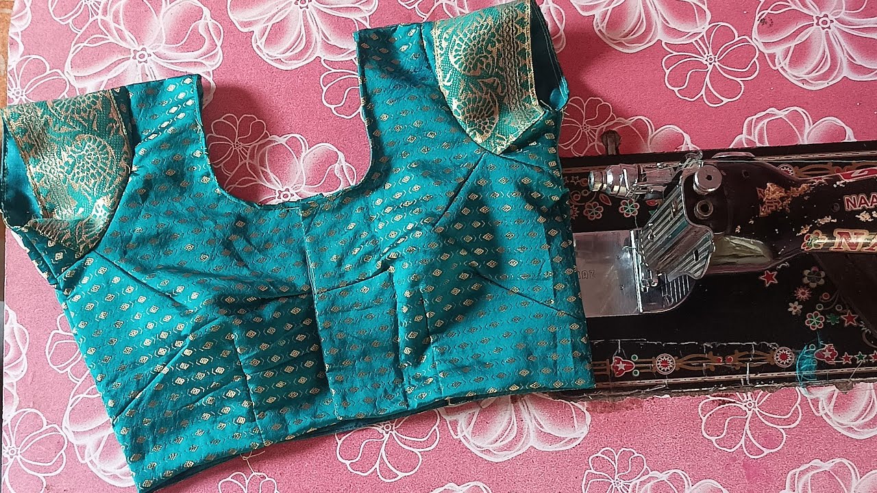 Astar wala blouse stitching! The easiest way to stitch a lining blouse👆