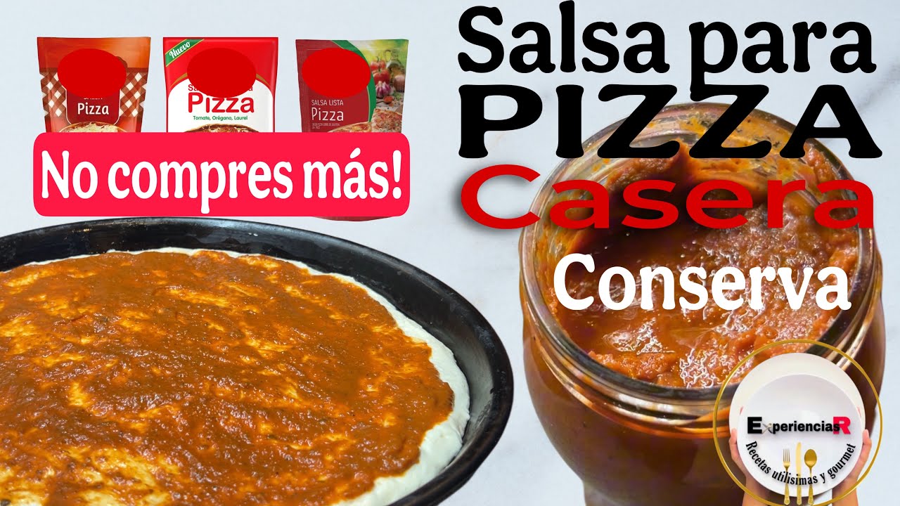 🔴 La mejor SALSA de PIZZA casera ! Ideal para tenerla lista todo el Año . 