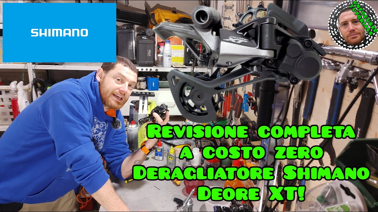 Revisione completa costo zero deragliatore Shimano Deore XT 🔧​🪛​💸 RD-M8100