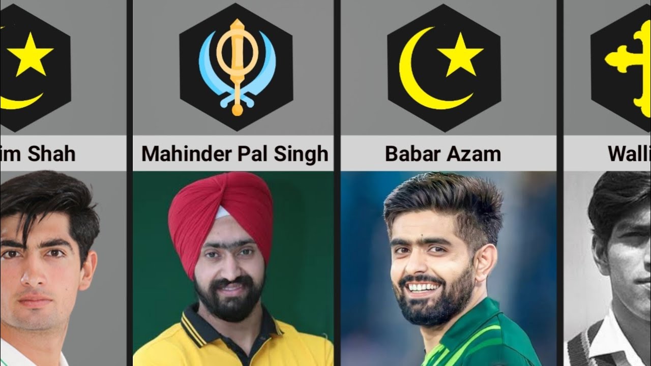Religion of Pakistani 🇵🇰🇵🇰🇵🇰 Cricketers | Muslim ☪️ Hindu 🕉️ Christian ✝️ Sikh