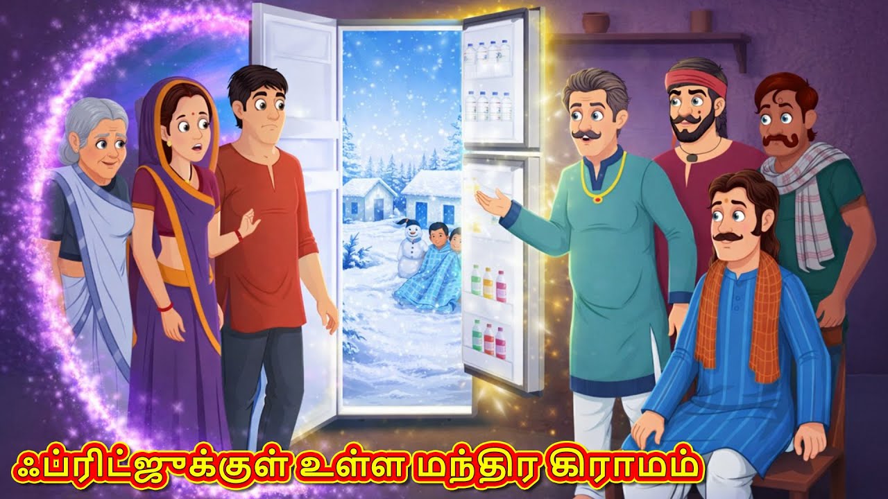 ஃப்ரிட்ஜுக்குள் உள்ள மந்திர கிராமம் | New Tamil Stories | Tamil Stories | Tamil Kataikal | Tamil Fun