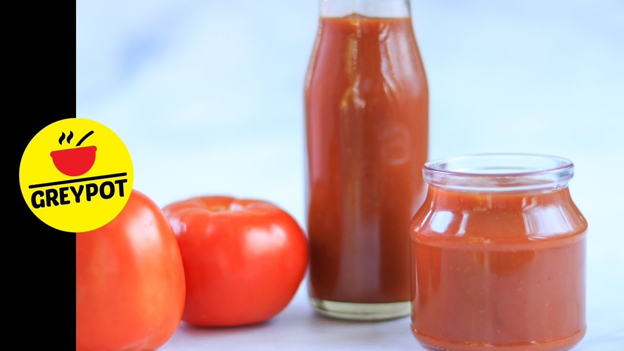 Tomato Ketchup Homemade | Tomato Sauce Recipe | Sweet Spicy n Tangy टमाटर सॉस केचप घर पर