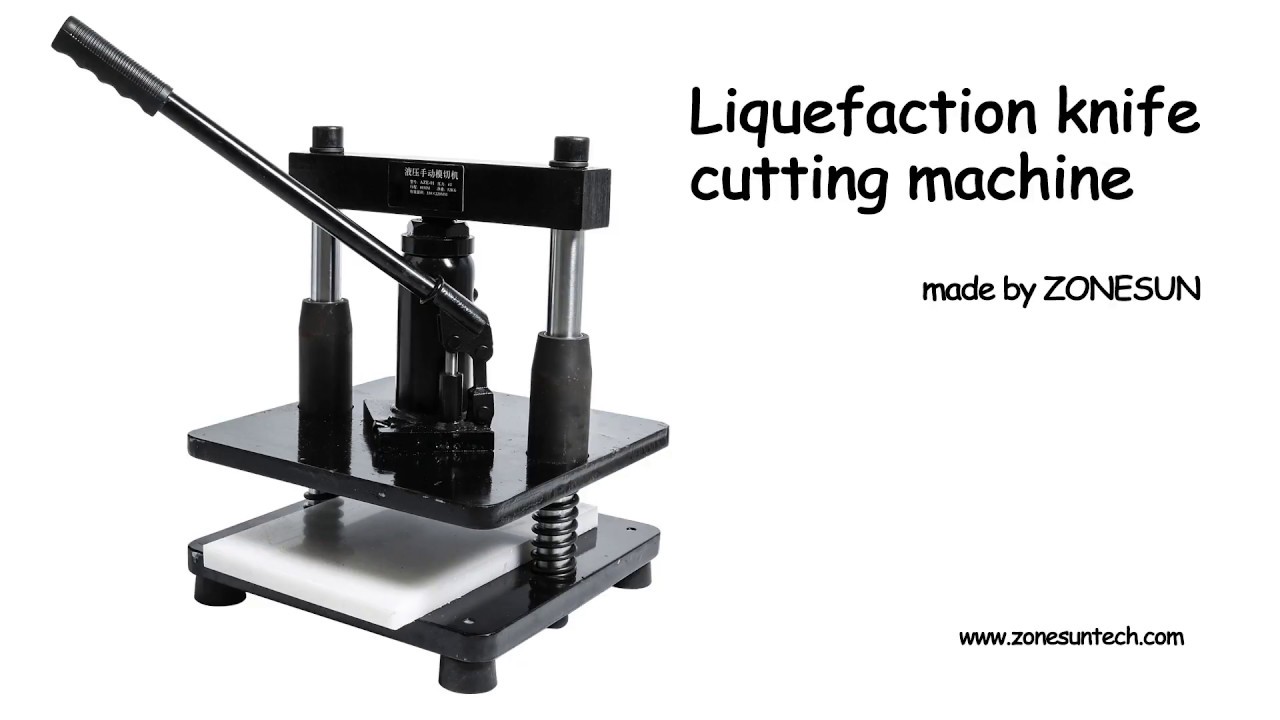 How to use the leather Hydraulic manual die cutting machine