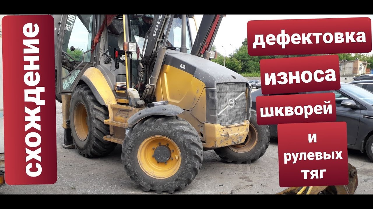Подготовка экскаватора погрузчика к сезону. Дефектовка. backhoe loader volvo bl71b.