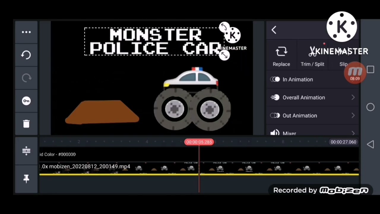 New Monster Police Car And New Monster Fire Engein In Kinemaster Speedrun
