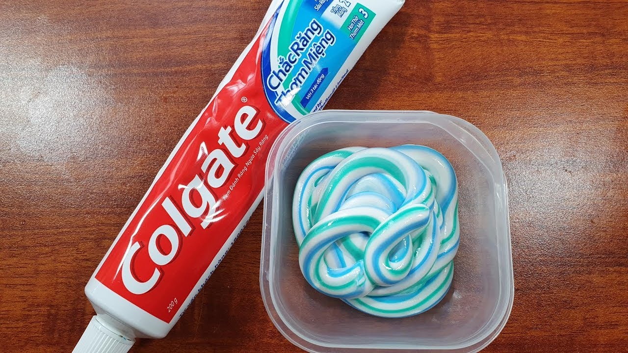 Colgate Слайм DIY – Всего 1 ингредиент, без клея и буры!