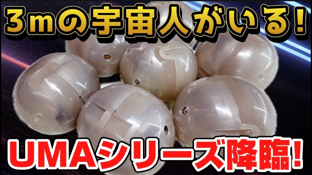 ３mの宇宙人がいる！暗闇で光る！UMA めじるしアクセサリー 開封レビュー【ガチャガチャ】