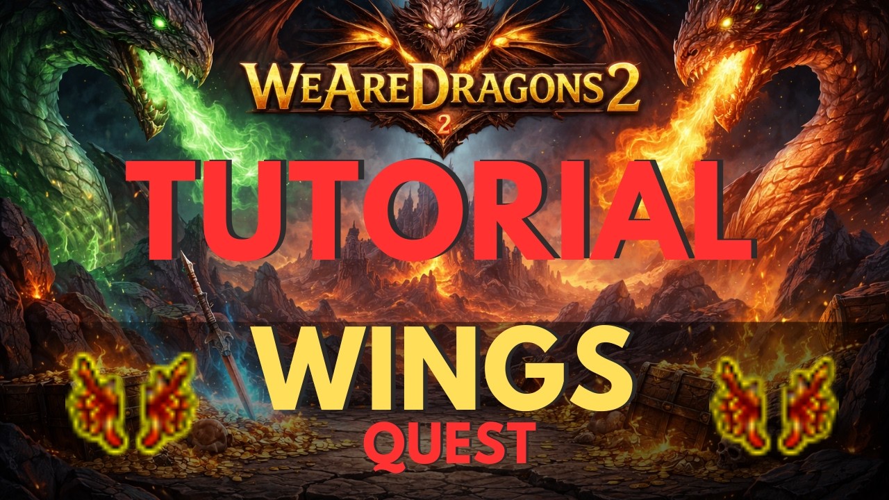 WAD2: Jak zdobyć skrzydła??⚔️ Tibia WeAreDragons OTS Poradnik