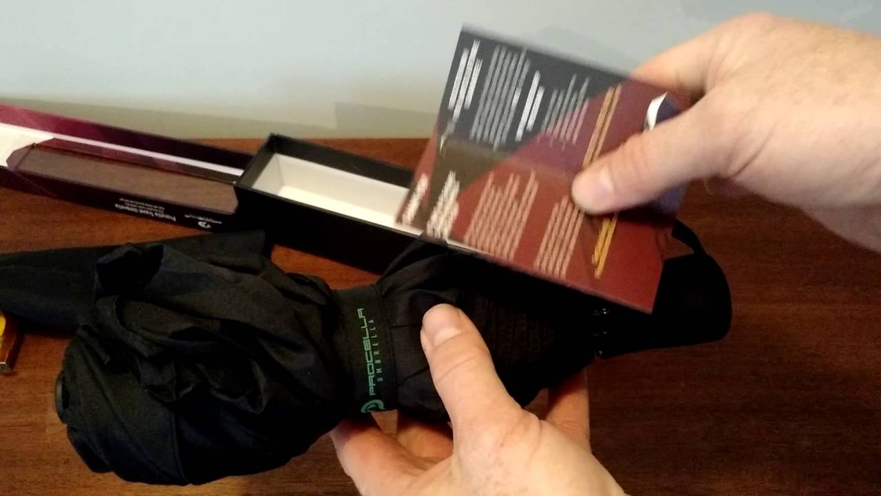 Review, Procella Travel Umbrella, Double Canopy, Windproof & Waterproof - Sturdy