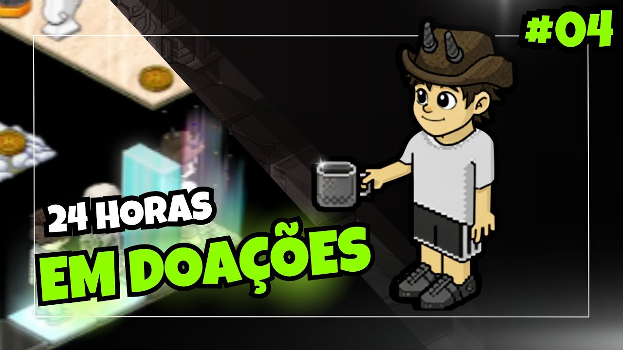 FIQUEI UM DIA INTEIRO EM DOAÇÕES NO HABBO HOTEL | Do Zero ao Trono #4