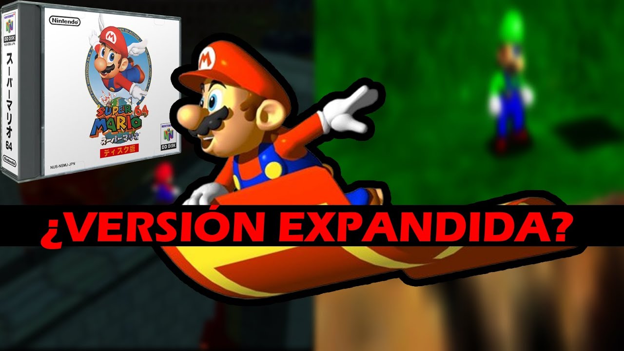 ¿HUBO UNA VERSIÓN DE SUPER MARIO 64 PARA LA N64DD?