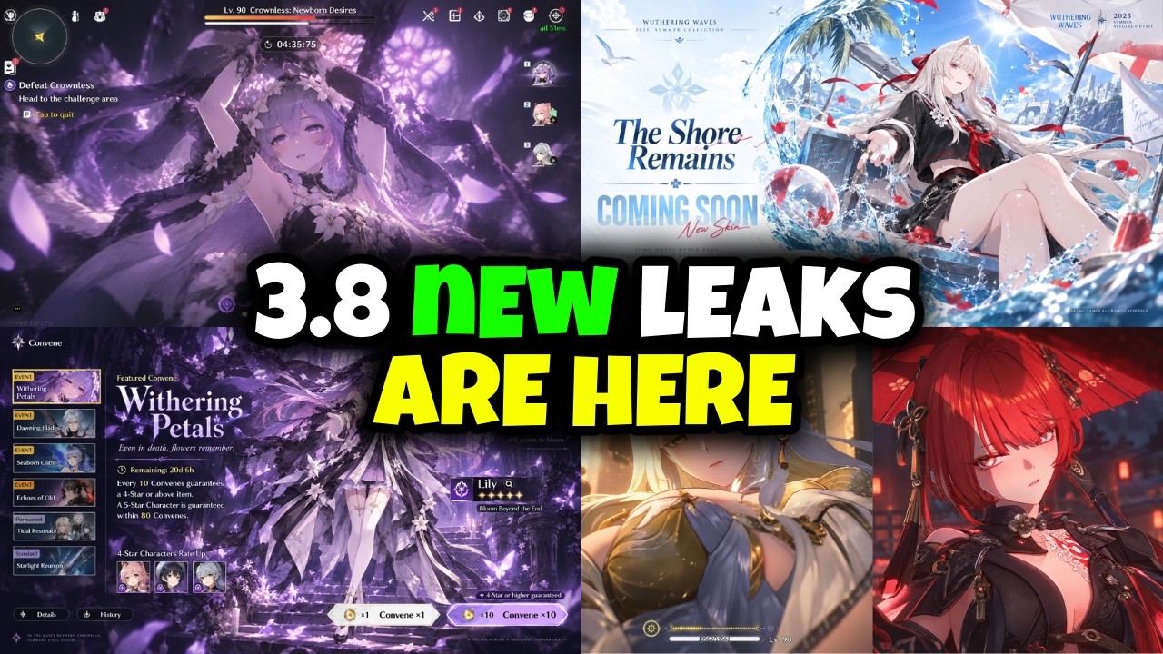 NEW 3.8 LEAKS!!! LILY'S WEAPON & ROLE REVEALED &mdash; PLAYERS ARE PAIRING HER WITH HSIN & SUOMING [WuWa]