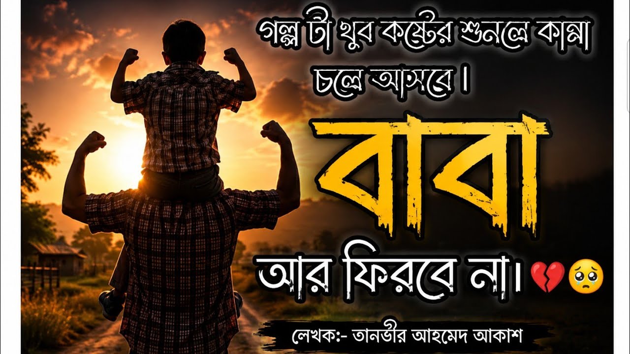 বাবা আর ফিরবে না 🥺💔| Baba Ar Firbe Na 🥺💔| New Bangla Sad Emotional Story | Heartfeltstories 