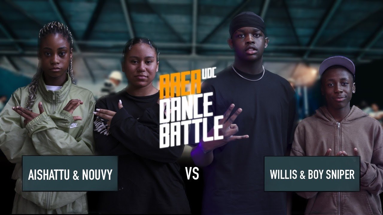 AISHATTU & NOUVY vs WILLIS & BOY SNIPER // AREA UDC BATTLE 2023 // 2vs2 FREESTYLE KIDS FINAL