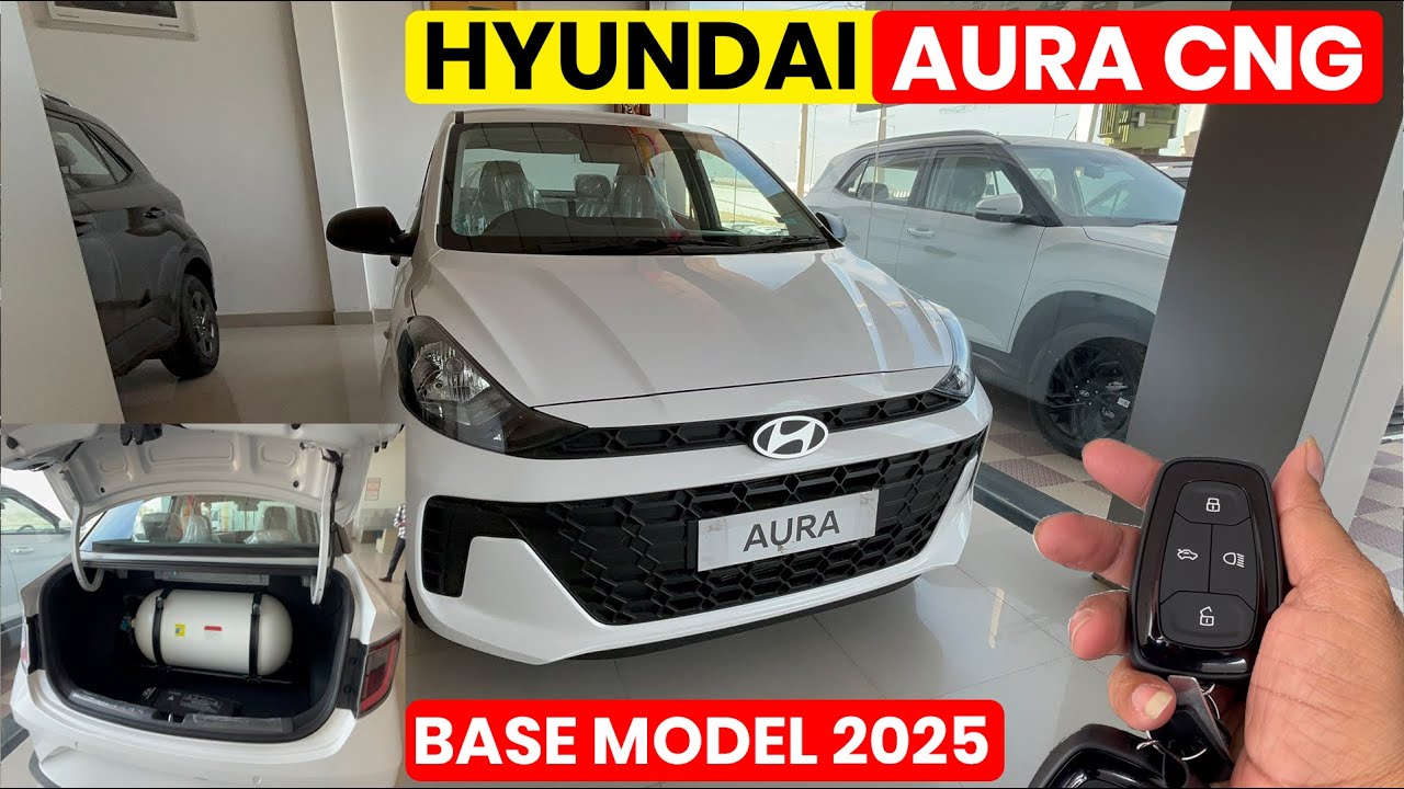 Hyundai Aura CNG Base Model 2025 | 2025 Hyundai Aura CNG | Aura E CNG