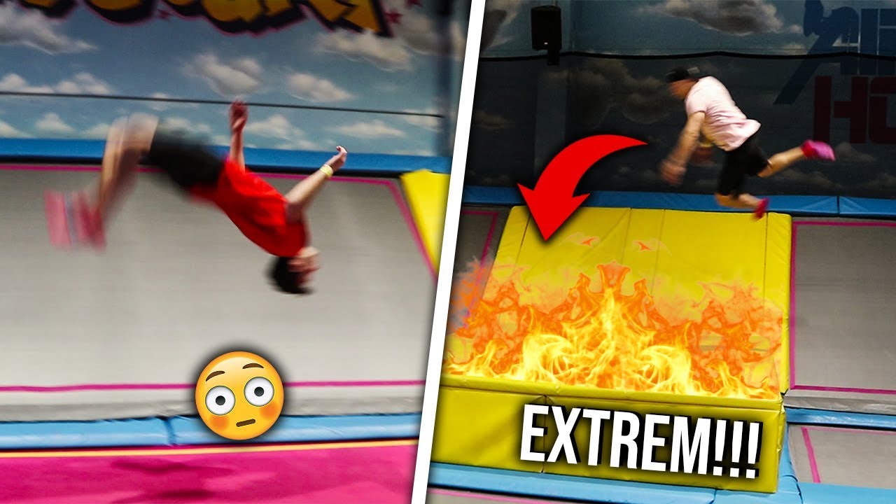 HEFTIGE TRAMPOLIN PARKOUR CHALLENGE! (Wir sind zurück...)