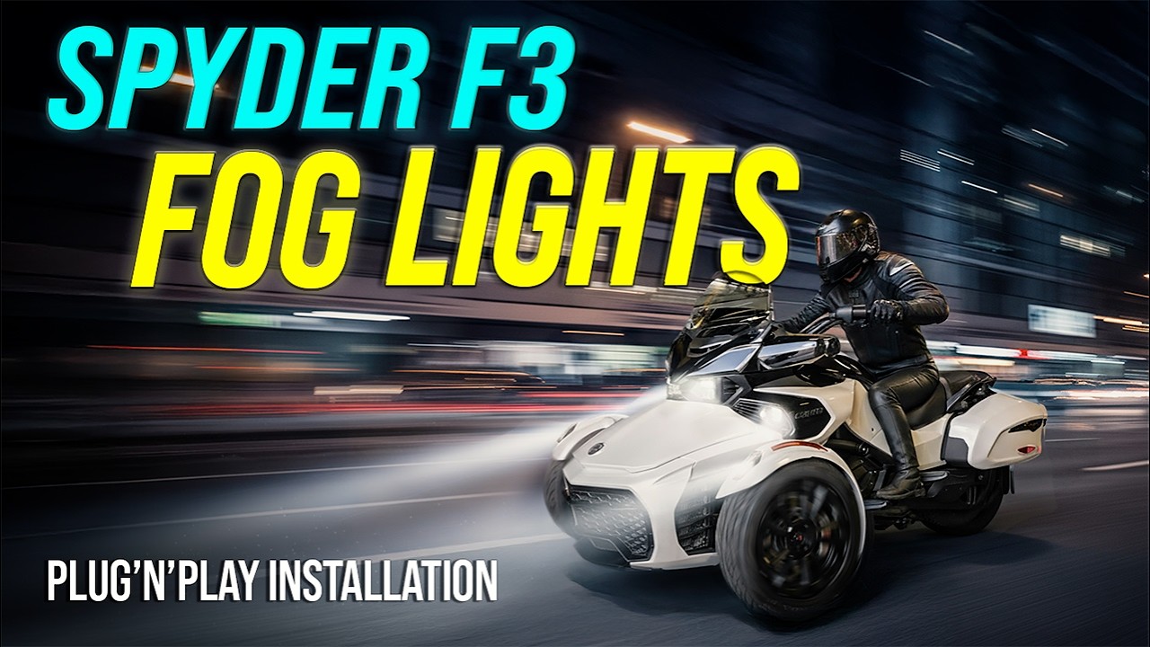 Комплект светодиодных противотуманных фар и ходовых огней Can-Am Spyder F3